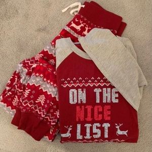 Christmas Pajamas- The Nice List
